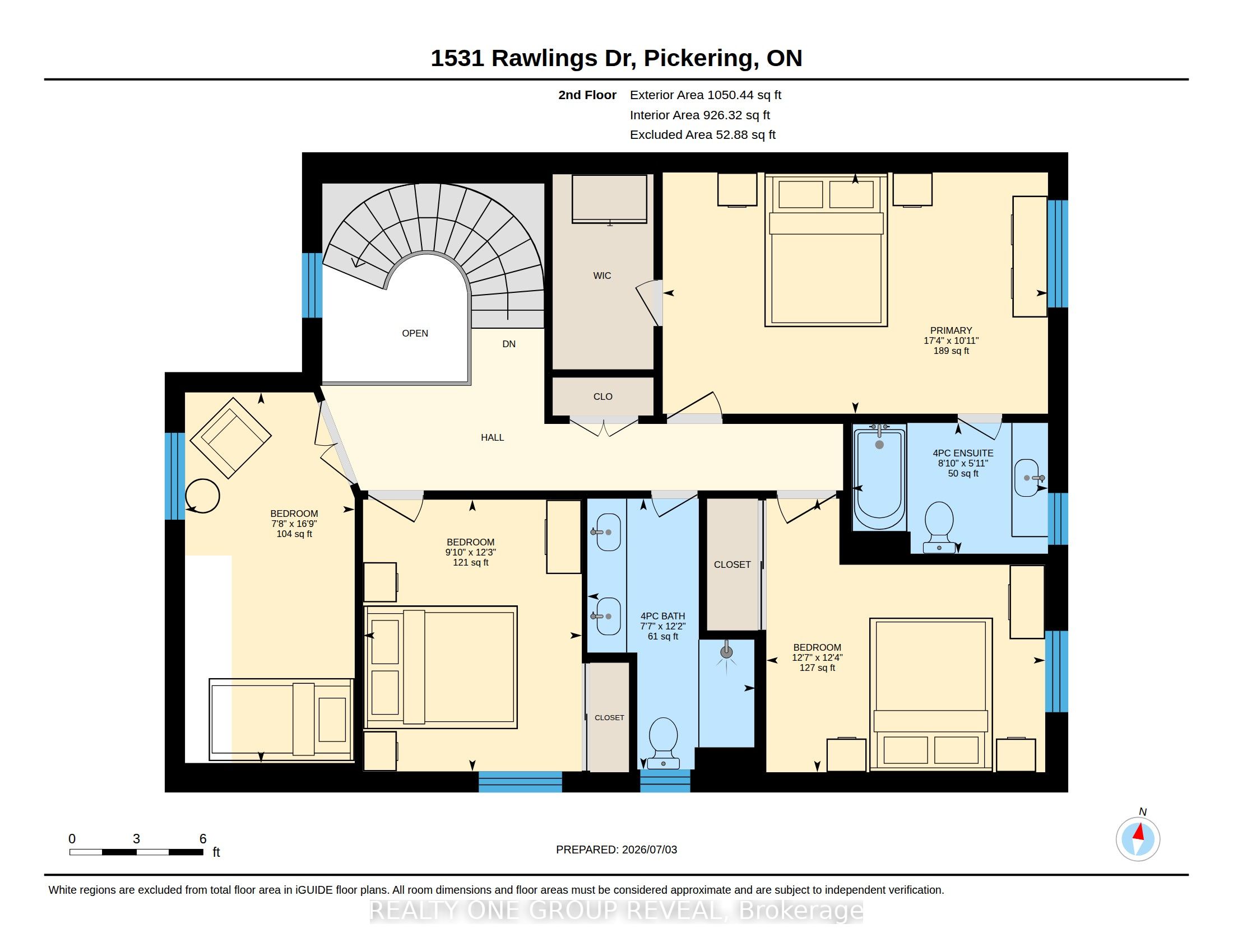 1531 Rawlings Drive, Pickering, ON L1V 5A6