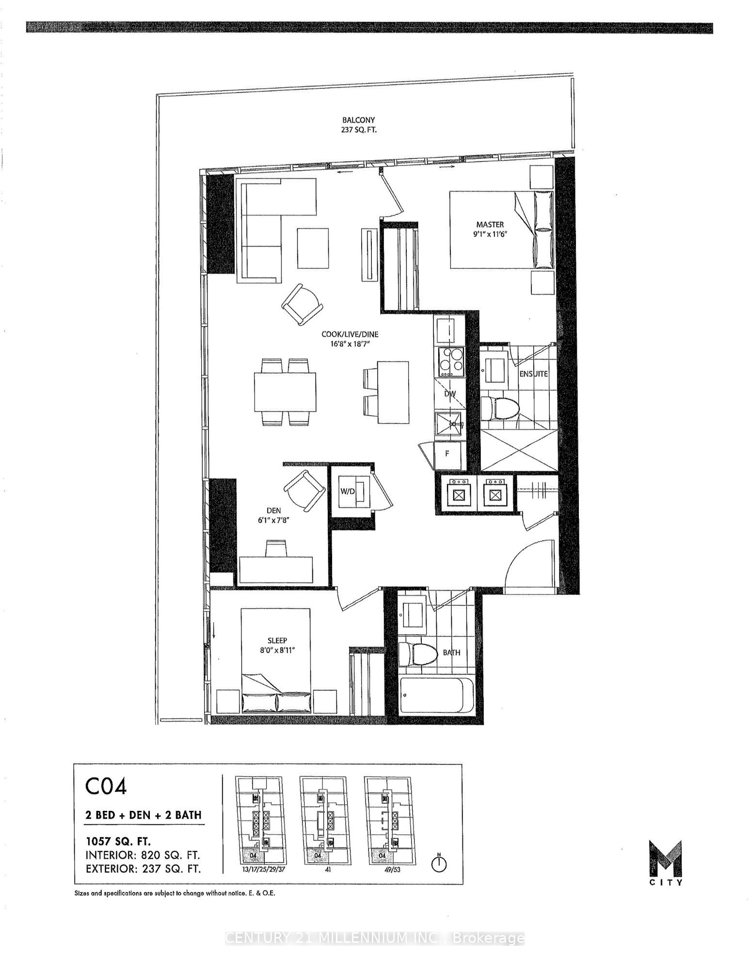 3900 Confederation Parkway 4104, Mississauga, ON L5B 0K3